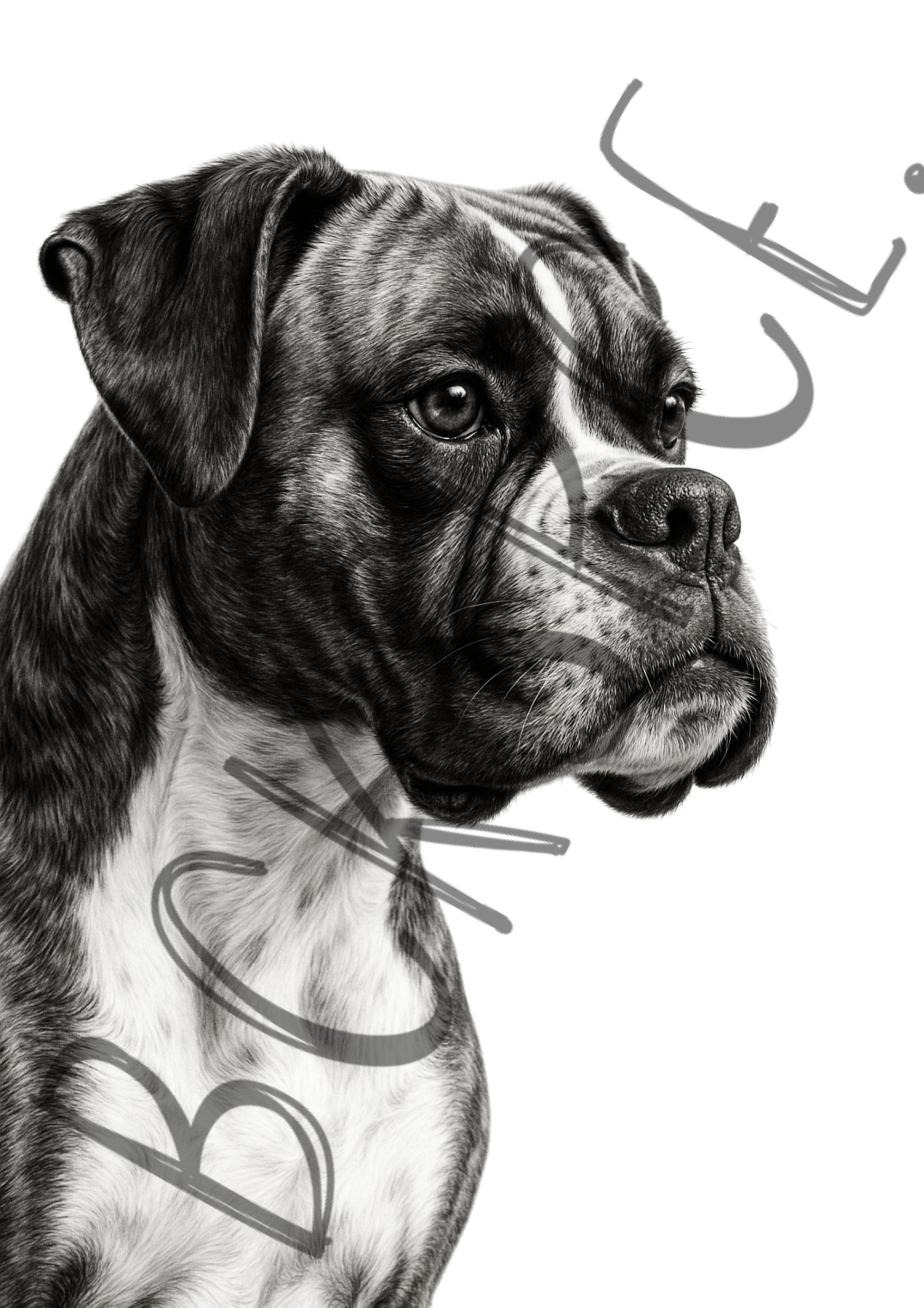 Boxer (B&W)