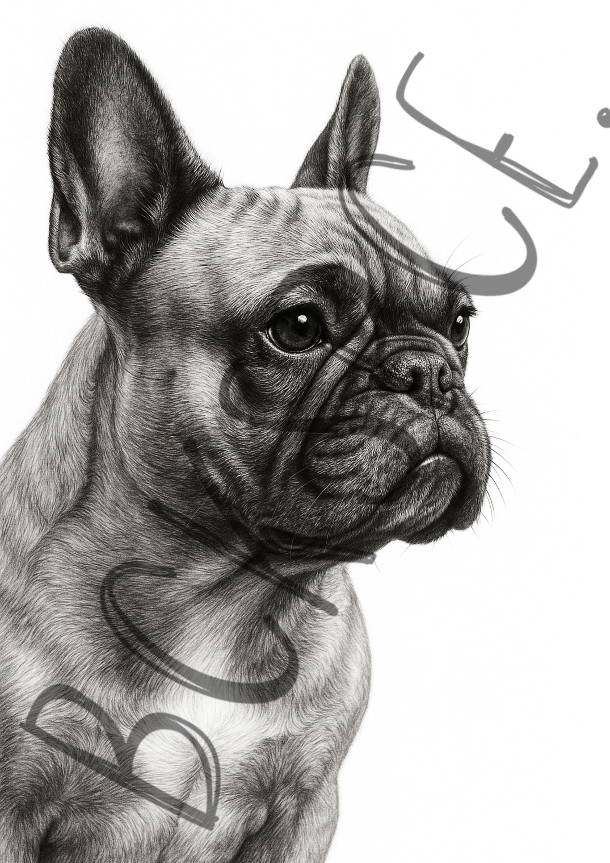 French Bulldog (B&W)