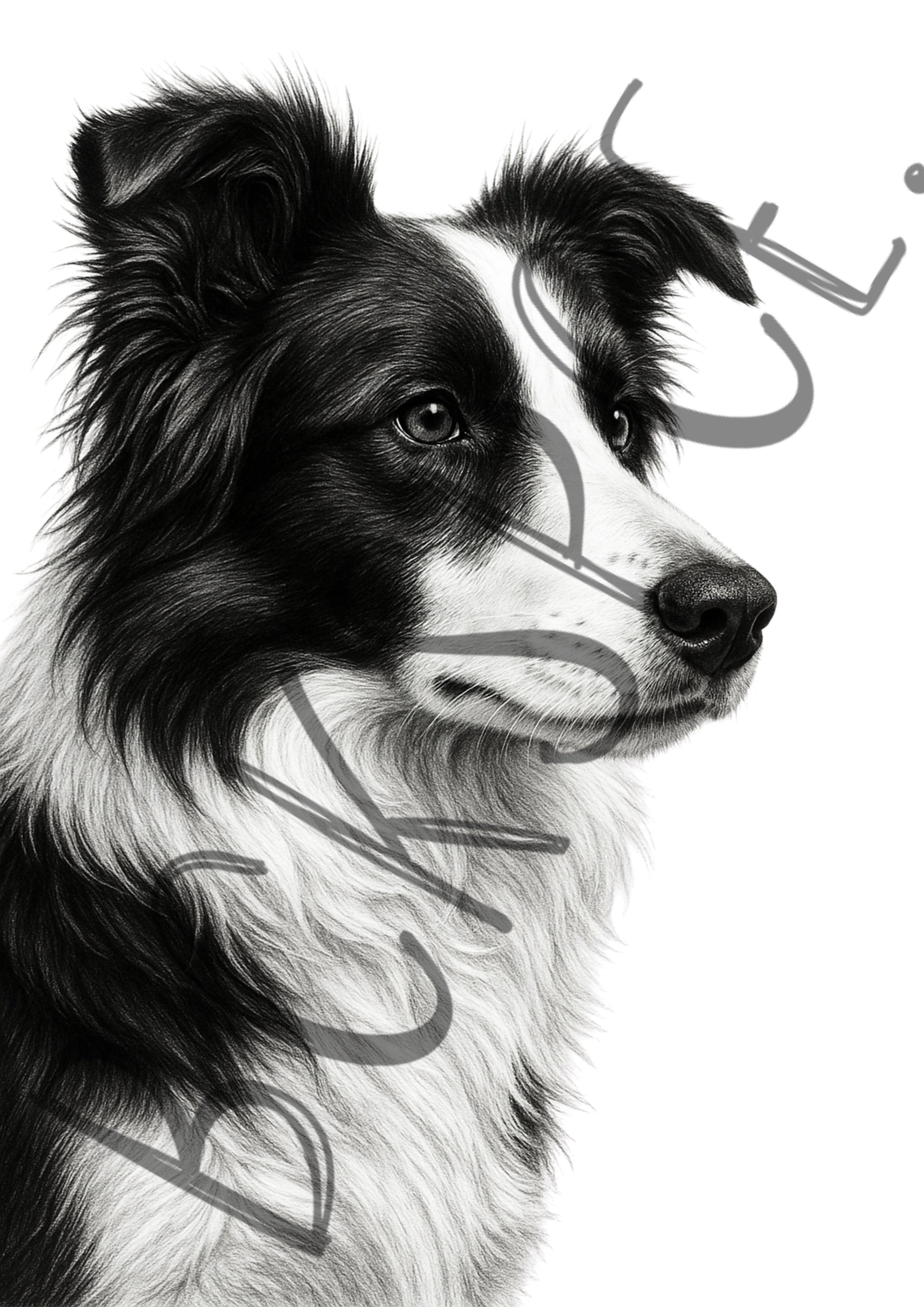 Border Collie (B&W)