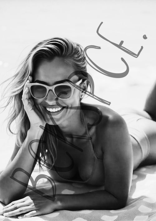 "Pearly Whites" Beach Babe